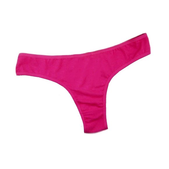6-Pack Women's Cotton Thong Panties Thongs - Picture 4 of 8